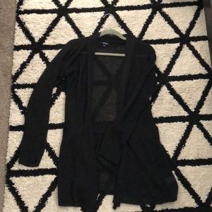 long black sweater